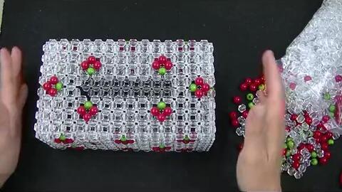 diy串珠纸巾盒视频,跟随DIY串珠纸巾盒视频教程，打造个性家居小物